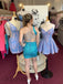 Sequin Lace-Up One-Shoulder Short Homecoming Dresses, OT452