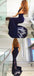 Mermaid Halter Dark Lace Appliques Long Prom Dress, PD0549