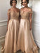 Elegant Off Shoulder A-line Prom Dress, OL438