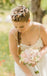 Romantic Spaghetti Strap Lace Top chiffon Country Beach Style Wedding Dresses, WD0361