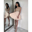 Cute Sweetheart Beading Chiffon Party Dresses, Short mini Homecoming dresses, HD0382