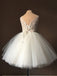 Lovely Princess dresses, Ivory Lace Tulle Flower Girl Dress, FG0202